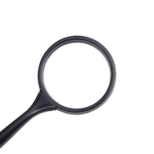 Electronicspices Electronic Spices Small Plastic Magnifying Glass 50Mm Black For Reading,Artist,Stamp Collectors And Student - Image 3