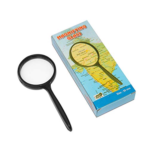 Electronicspices Electronic Spices Small Plastic Magnifying Glass 50Mm Black For Reading,Artist,Stamp Collectors And Student - Image 5