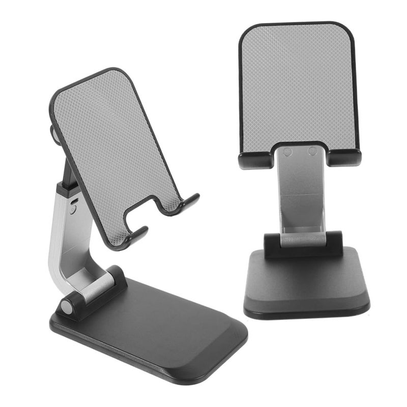 2pcs Foldable Adjustable Phone Stand For Desk Portable Multi Angle Viewing Holder - Image 2