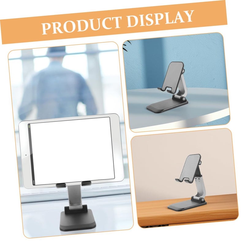 2pcs Foldable Adjustable Phone Stand For Desk Portable Multi Angle Viewing Holder - Image 4