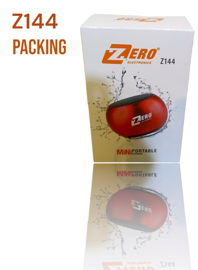زيرو Z144 مكبر صوت بلوتوث محمول صغير أحمر - Image 2