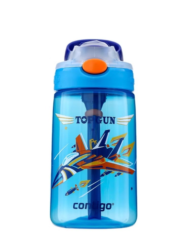 كونتيجو زجاجة مياه مقاومة للتسرب Contigo Water Bottle for Kids & Toddlers -400 مل BPA Free Fun Cartoon Print - Image 1