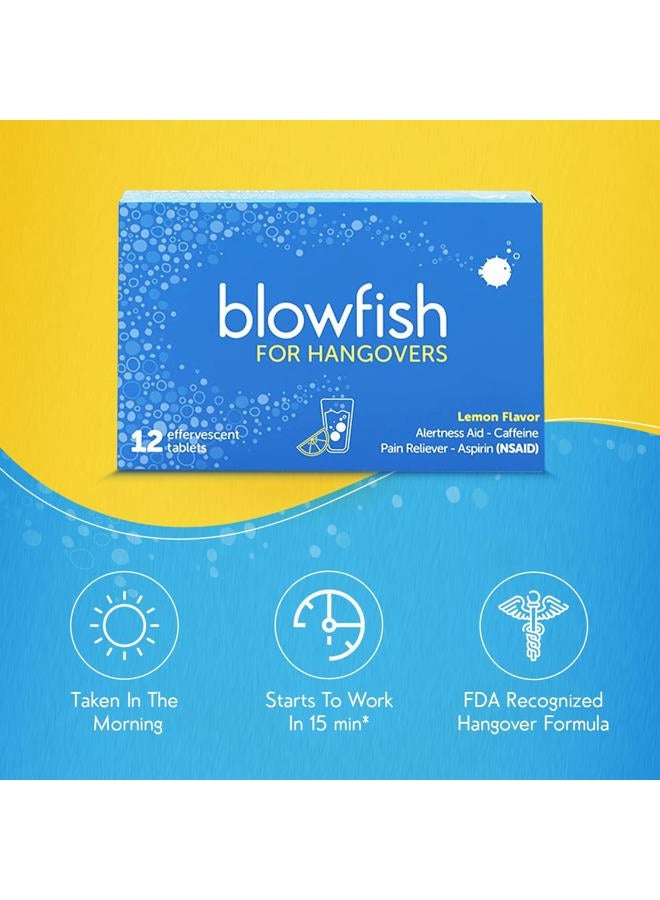 Blowfish for Hangovers - Fast Hangover Relief in 15 Minutes | Headache Relief, Energy, and Hydration in One Step | Single Box - Image 3
