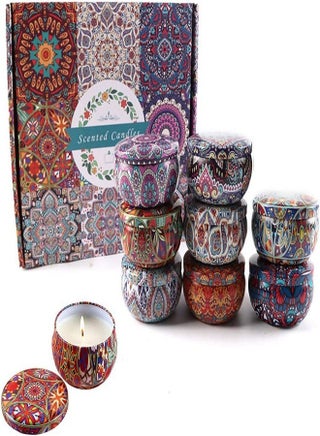 Scented Candles Gift Set, 8% Essential Oil 9 Pack Aromatherapy Candle Stress Relief Gifts, 120H Burning Candles - pzsku/Z6CED56075933DC507371Z/45/_/1705442826/23dcda46-28e5-445c-b232-27ae4fc75167