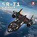 Reobrix SR71 Blackbird Reconnaissance Fighter Jet Building Set 33041 Military Aircraft Construction Sets Home Decor or Collection Aviation Airplane Toy Gifts for Adult and Military Fans - Image 4