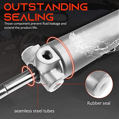 A-Premium Convertible Top Hydraulic Cylinders Lift Arm Lift Support Compatible with Chrysler LeBaron 1987-1995 Ford Mustang 1983-1993 - Image 2