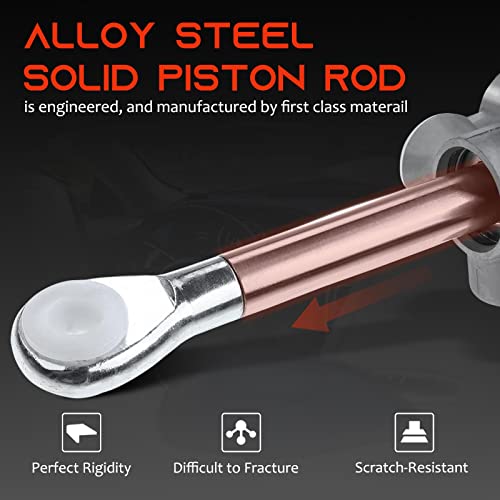 A-Premium Convertible Top Hydraulic Cylinders Lift Arm Lift Support Compatible with Chrysler LeBaron 1987-1995 Ford Mustang 1983-1993 - Image 3