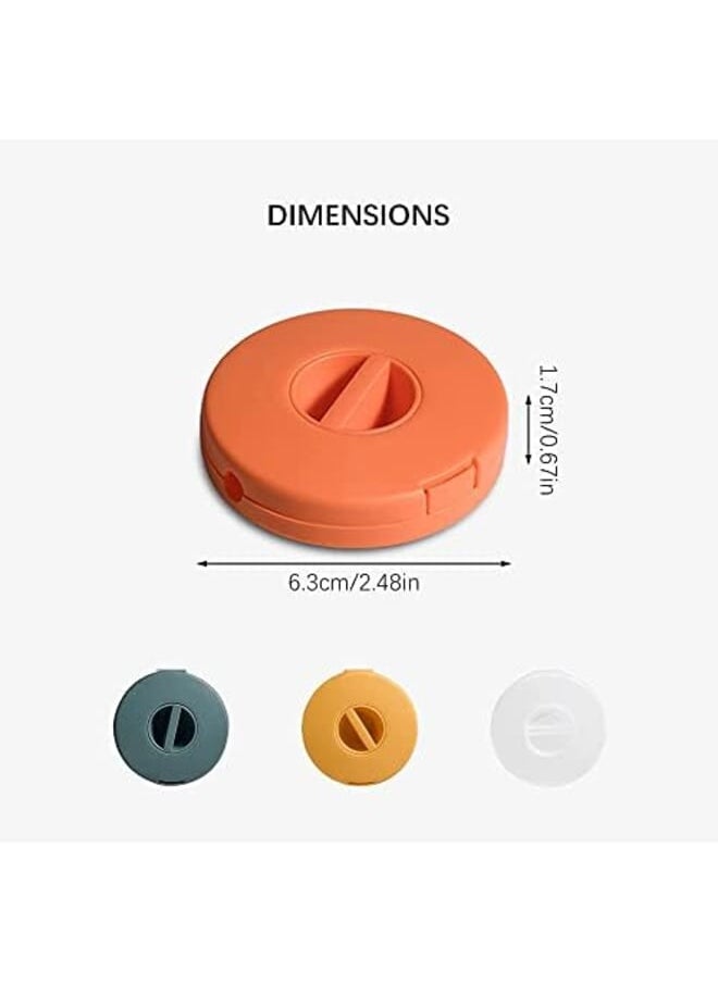 SYOSI - 4 Pieces Cord Retractors Cable Retractable Cable Management Usb Portable Cable Retractor Cell Phone Cable Holder For Usb Cable Headset Cord Mouse Wire Charger Cable Computer - Image 1