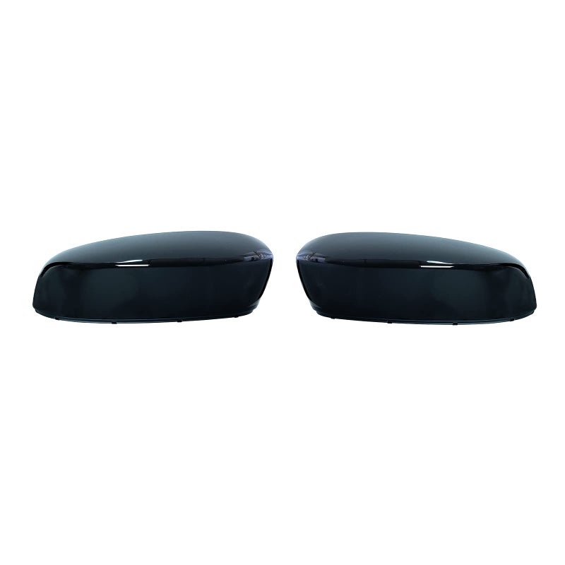 KYYET Pair Gloss Black Mirror Caps Cover Compatible with GMC Chevrolet Silverado Sierra 1500 2500 HD 3500 HD Avalanche Tahoe 20072013 Pick up Replacement for 25788157 25788156