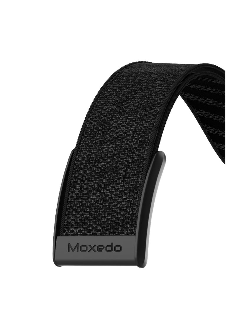 Moxedo Moxedo Fit-Weave Nylon Braided Band - Black  - Image 1