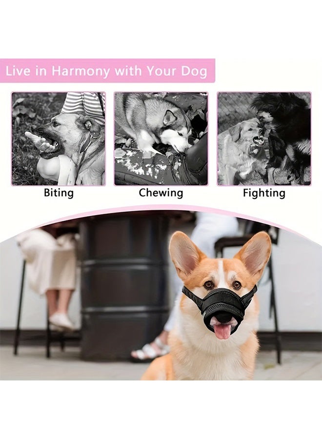 Large Dog Muzzle - Soft and Breathable Muzzle for Large Dogs with Air Mesh | Adjustable Dog Muzzle for Grooming | Prevents Biting, Barking, and Chewing While Allowing Breathing and Drinking (XL) - Image 4