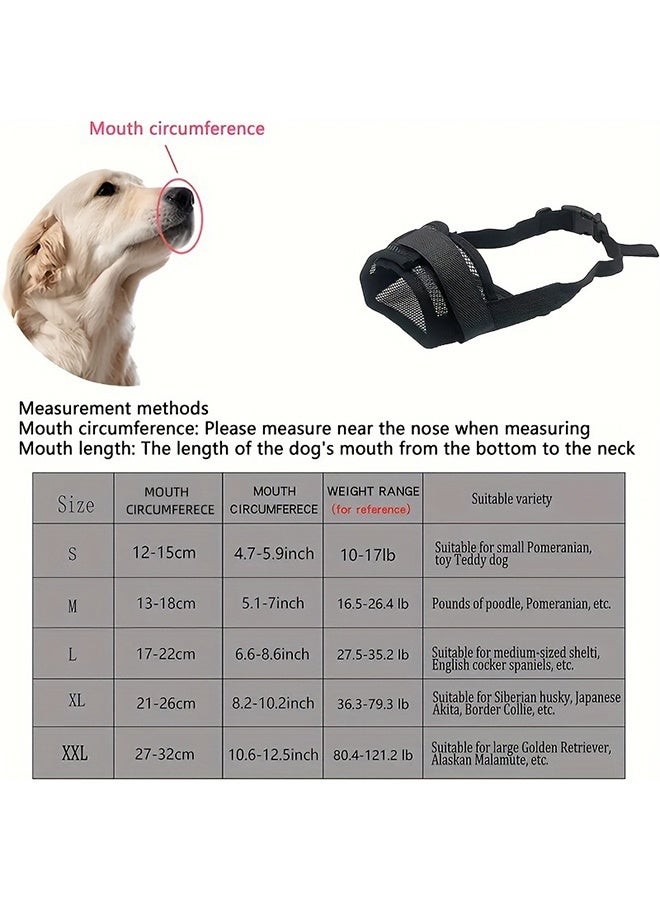 Large Dog Muzzle - Soft and Breathable Muzzle for Large Dogs with Air Mesh | Adjustable Dog Muzzle for Grooming | Prevents Biting, Barking, and Chewing While Allowing Breathing and Drinking (XL) - Image 2
