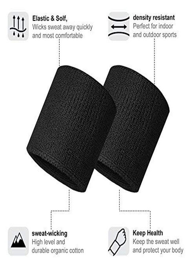 Drauss Sweatband/Wrist Band/Wrist Support for Gym and Sports with Best Colour Combination - Image 5