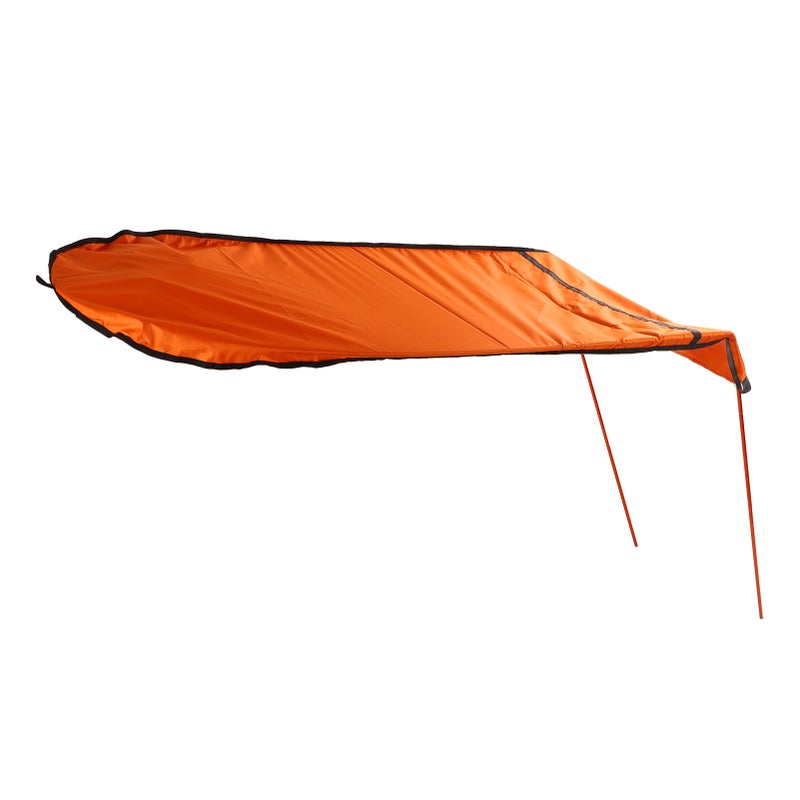 Kayak Sun Shade Canopy Waterproof Oxford Fabric Foldable Easy to Install Portable Kayak Sunshade Awning for Boat Canoe Black - Image 4