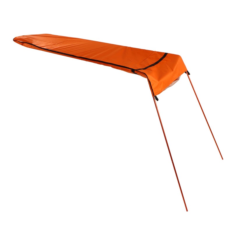 Kayak Sun Shade Canopy Waterproof Oxford Fabric Foldable Easy to Install Portable Kayak Sunshade Awning for Boat Canoe Black - Image 3