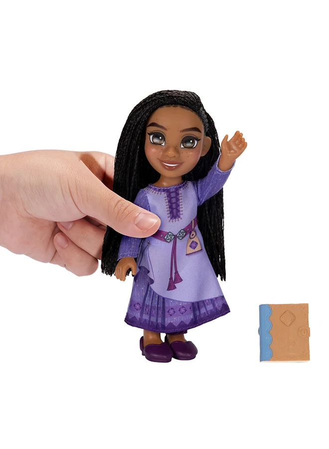 Disney Wish Doll Petite Asha 15cm | Fashion Doll | Wish Movie | Collectible Doll | Gift for Kids and Teens