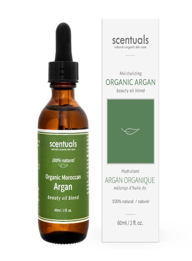 Scentuals Argan Beauty Oil Blend, All-in-One Skin, Hair & Nail Care, Pure Argan Oil Blend, Apricot Oil, Safflower Oil, Vitamin E Oil, Deep Hydration, Anti-Aging, Natural Skin Care,2 fl.oz | 60 ml - Image 1