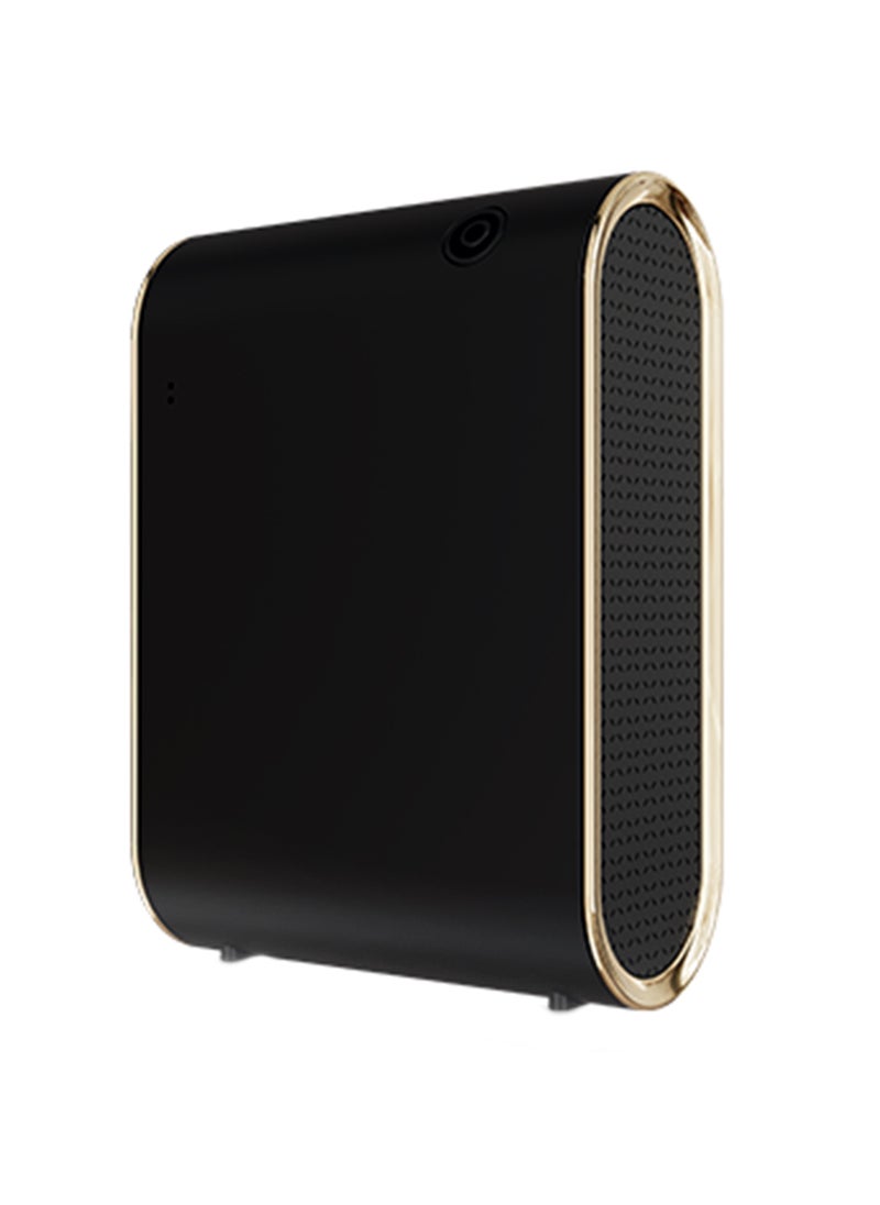 Bakhory - Bakhory Luxury Smart Scent Diffuser - Dual Fluid Tech, Wi-Fi & Bluetooth, Button Control, Turbo Fan, Noise-Free, Large Fog Output, 350ml, Golden Black, Perfect for Home, Office, Hotel - Image 1