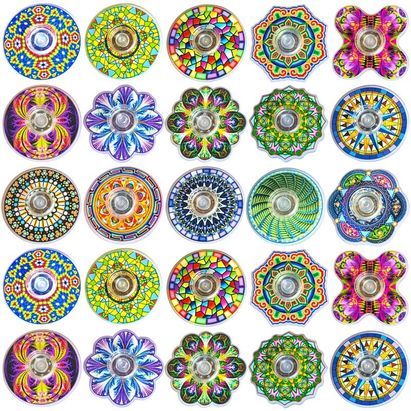 MYREQIA 30 Pack Fidget Spinner Sensory Toys Bulk MiniParty Favors Supplies Easter Goodie Bag Stuffers Gifts for Kids Boys Girls Adults Anxiety ADHD Stress ReliefCarnival Treasure Box Toys Classroom Prizes - Image 3
