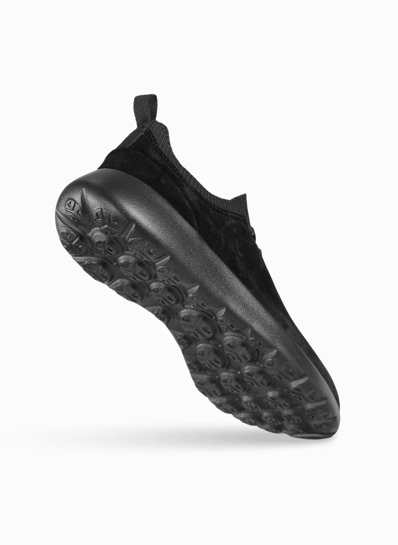 دوا زو لو حذاء رياضي كلاسيكي من جلد الغزال