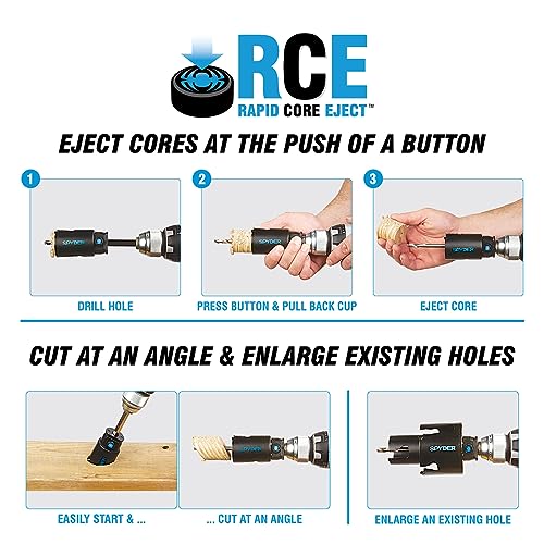 Spyder 600111 Rapid Core Eject Hole Saw, 6-Inch - Image 3