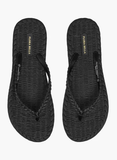 فلورا بيلا من شو إكسبرس Textured Thong Slippers
