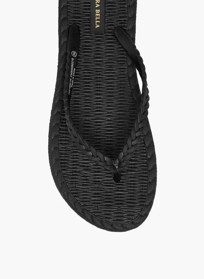 فلورا بيلا من شو إكسبرس Textured Thong Slippers