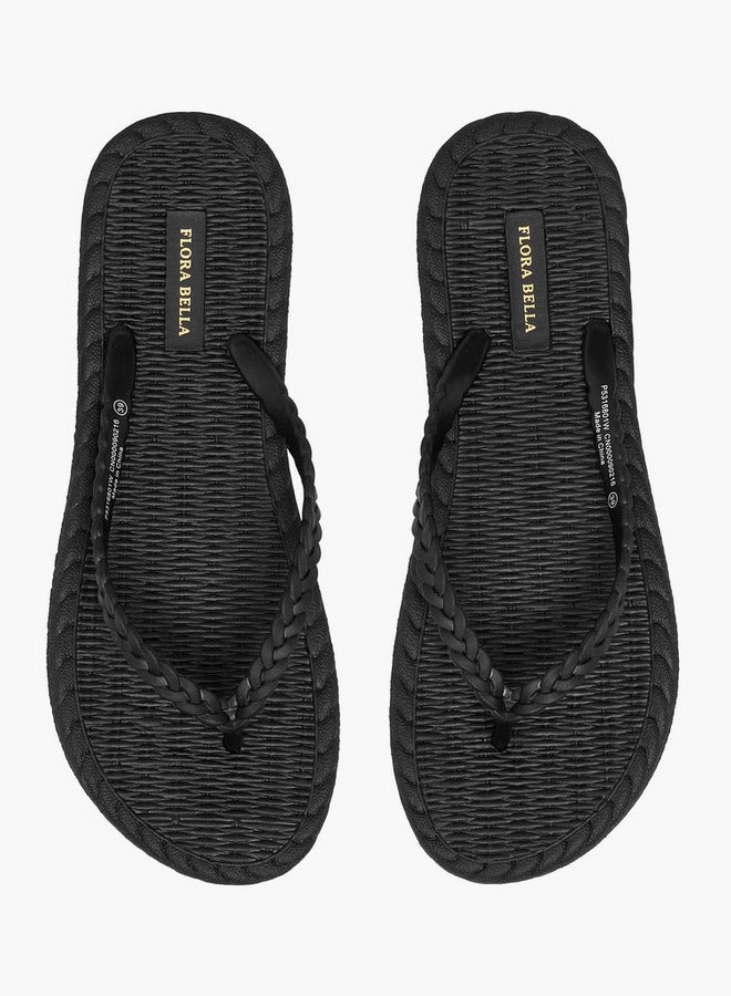 فلورا بيلا من شو إكسبرس شباشب ثونج بنقوش - Image 2