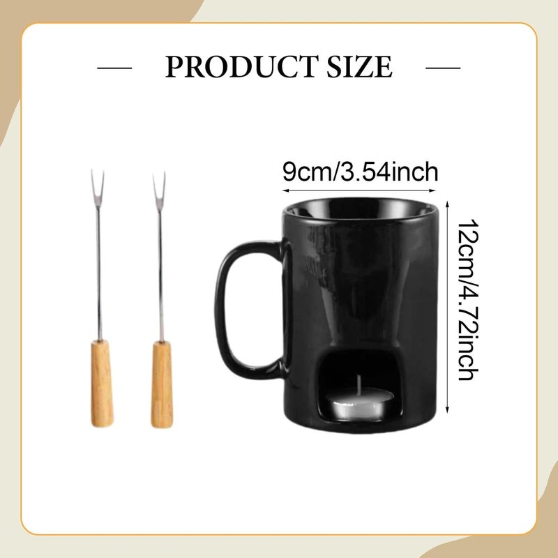 Set with Mini Fondue Mug for Date Night Wedding Birthday - Image 3