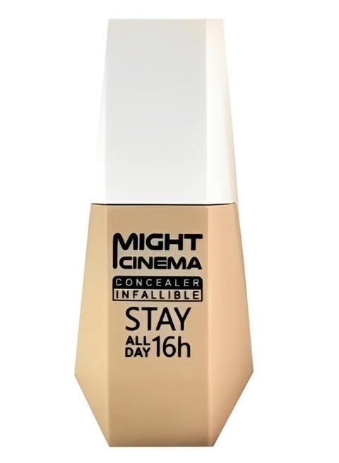 Might Cinema Infallible Concealer - 4084 Lasting all day, 16 hours - 10g - 102