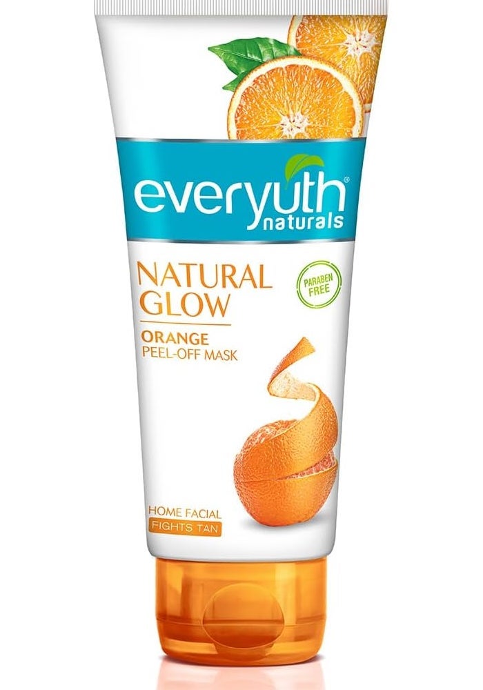 Everyuth Naturals Orange Peel Off Mask - 90g - Paraben Free Facial Treatment - Image 1