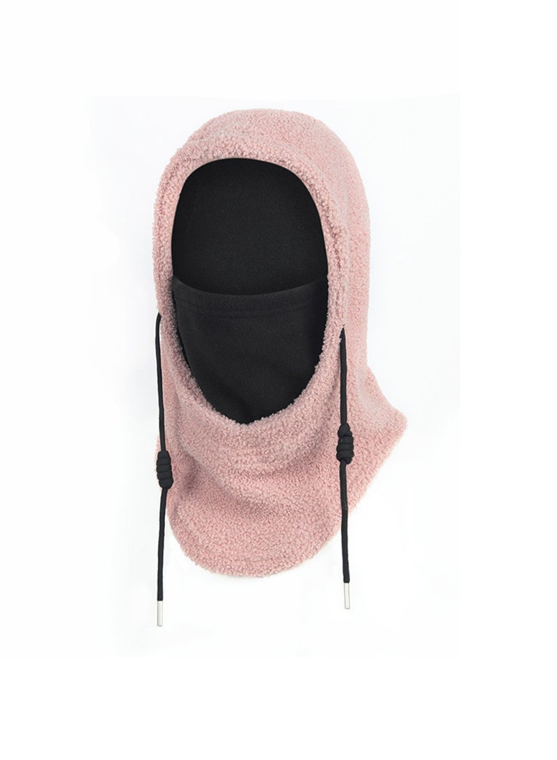 Generic Balaclava Face Mask, Windproof Ski Mask for Men and Women Face Cover Scarf Hat Neck Warmer for Skiing and Cycling (TDR-XD-04 lotus Root Starch)  - Image 1