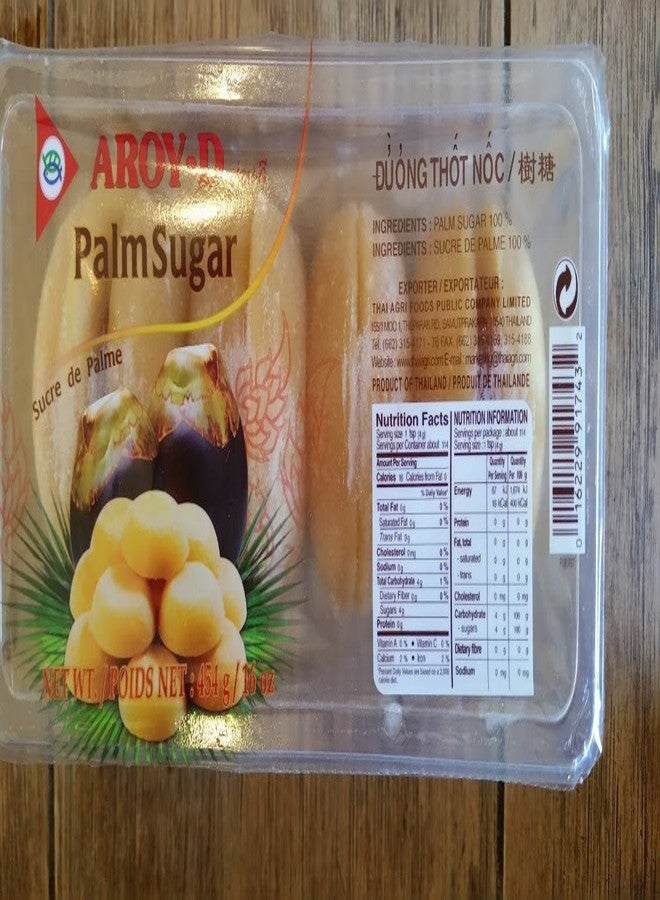 Palm Sugar Aroy-D Brand 2 packs