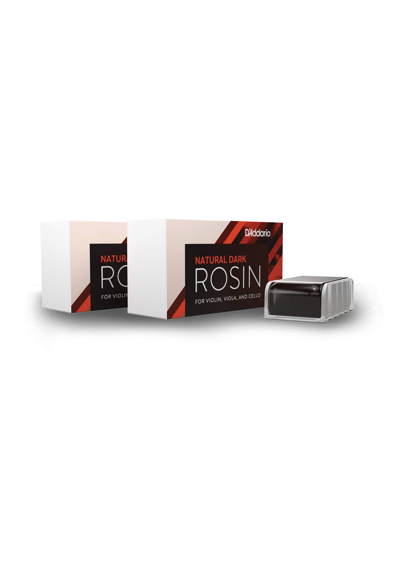 D'Addario D'Addario Violin Rosin - Cello Rosin - Natural Rosin Violin, Light, Two Pack  - Image 1