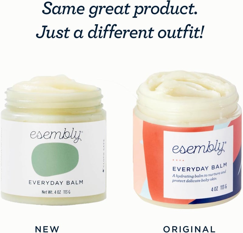 Esembly Everyday Balm, Organic Diaper Balm for Delicate Baby Skin, Diaper Rash Prevention, Multiple Uses Including Nipple Cream, Cradle Cap, Dry and Chapped Skin, Made in USA, 4oz - Image 2