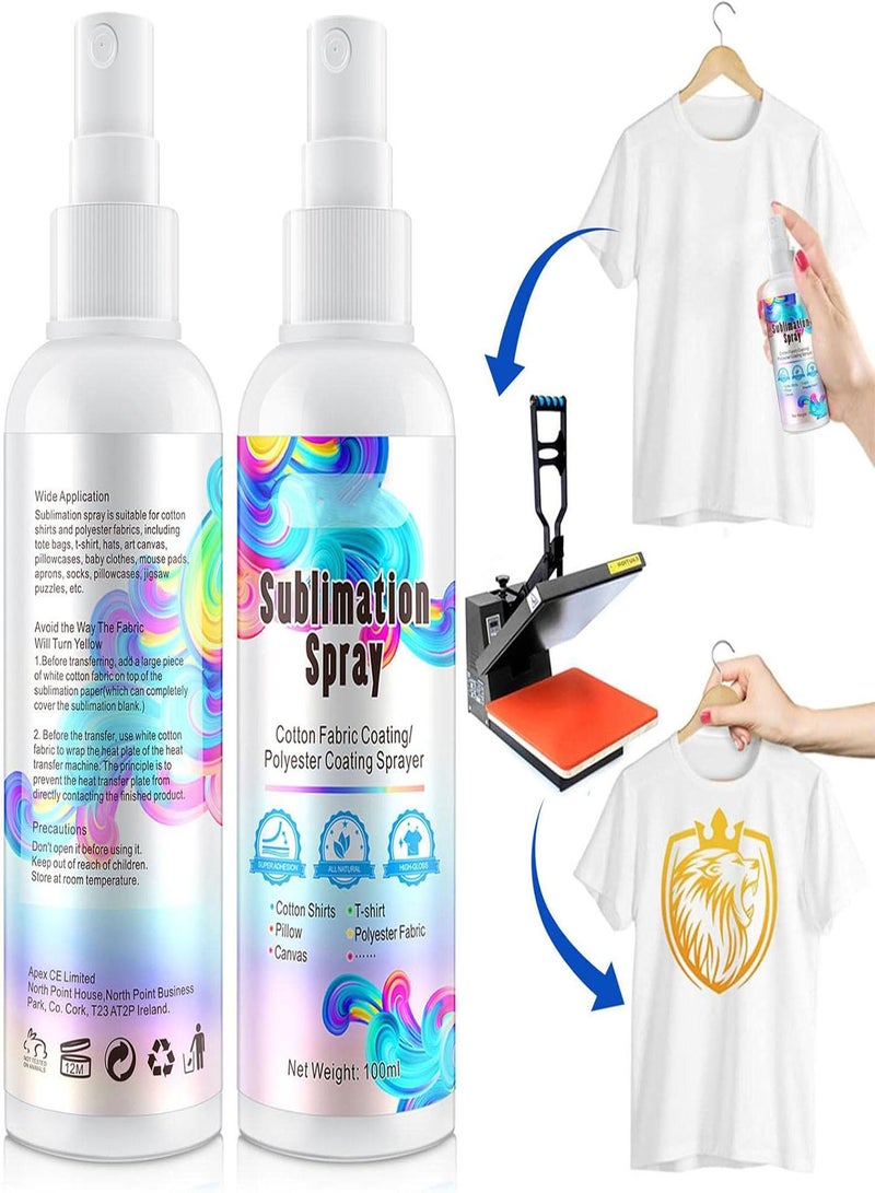 GGOOT Sublimation Spray, Sublimation Coating Spray for Cotton, Coating Spray for Cotton Shirts, T-Shirts, Pillows, Canvas Bags, Quick Drying Ad - Image 2