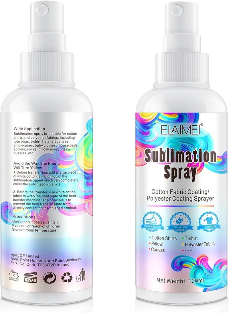 GGOOT Sublimation Spray, Sublimation Coating Spray for Cotton, Coating Spray for Cotton Shirts, T-Shirts, Pillows, Canvas Bags, Quick Drying Ad - Image 5