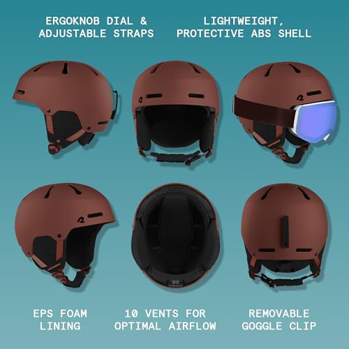 Retrospec Comstock Ski Helmet - Snowboard Helmet for Adults & Youth - Adjustable Fit Snow Helmet with Protective Shell and Breathable Vents for Men, Women, Boys & Girls - Image 2