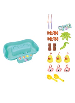 Ogi Mogi Toys Water Circulating Fishing Game with Battery, Preschool Kids Pretend Play Fishing Board Game with Music, Go Fishing Game for Boys and Girls, Gifts for Children Aged 3 to 10  - Image 3