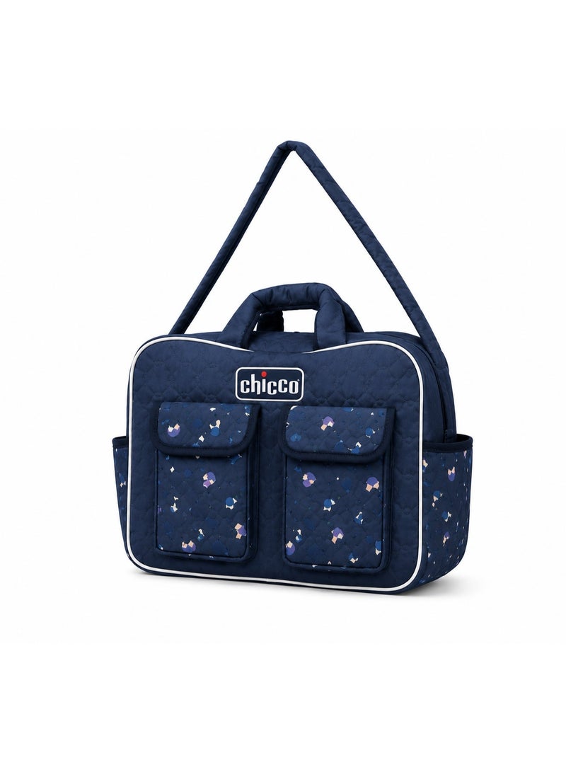 Chicco Premium Navy Blue Maternity Hospital & Baby Essentials Bag With Spacious Compartments, Multiple Pockets, Shoulder Strap And Carry Handles - Image 3