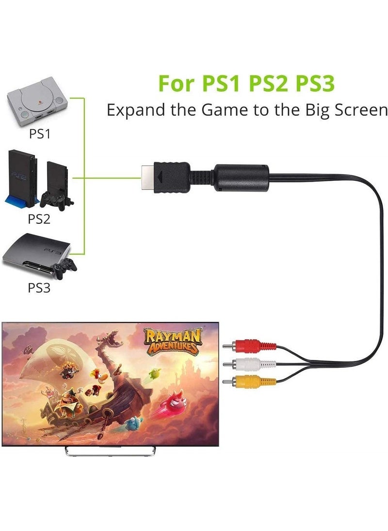 Ps2 Ps1 Ps3 - Av Cable Compatible Av Cable for Playstation 1 2 3 - pzsku/Z6CEEB36F3440123A75E3Z/45/_/1740576502/0f8317bc-8b04-4bae-8cdc-cd62fcc09194