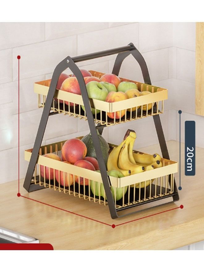 إن كي أكس رف تخزين سلة الفاكهة من طبقتين - Image 2