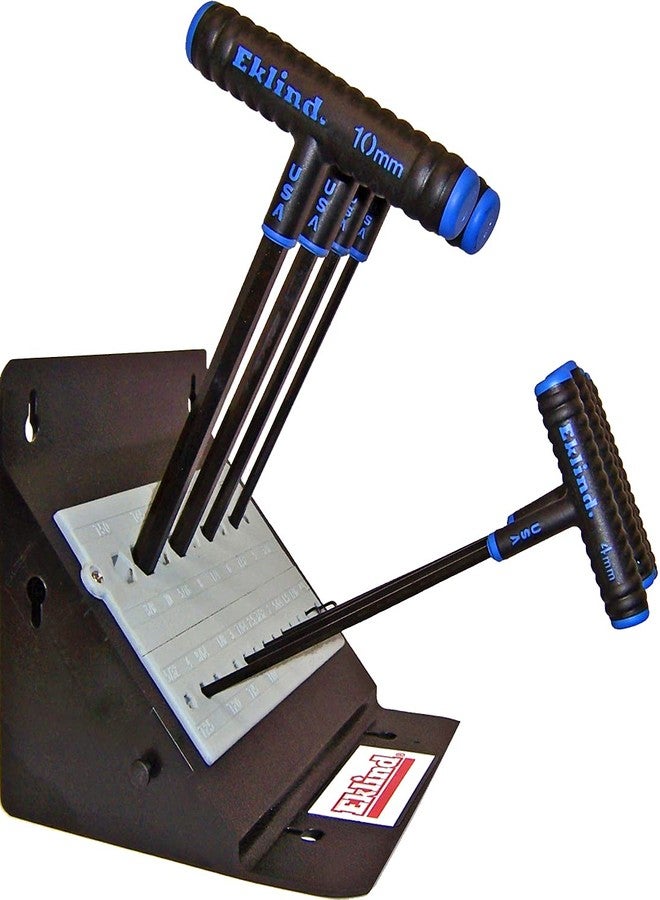 Eklind Tool EKLIND 64811 Power-T Handle Ball-Hex Key allen wrench- 8pc set Metric MM size 2-10 9in shaft Stand - Image 2