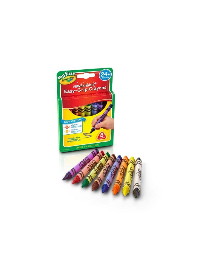 Crayola My First Triangular Crayons 8Ct - Image 3