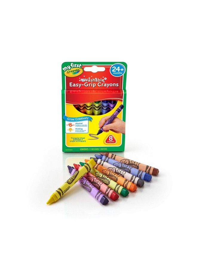 Crayola My First Triangular Crayons 8Ct - Image 4