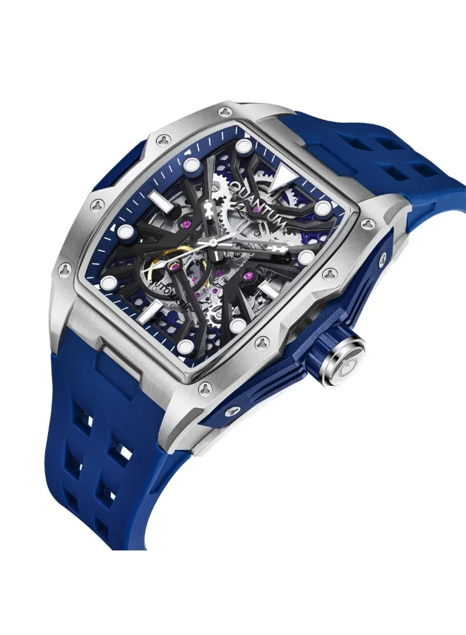 كوانتوم Men's Silicone Automatic Watch QMG1103.369 - 46.5 mm