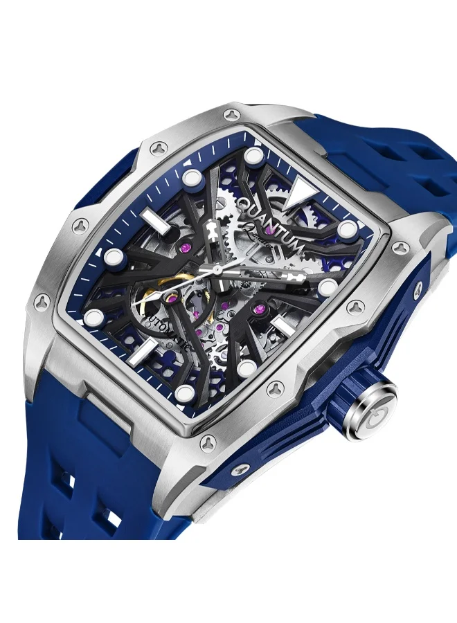 كوانتوم Men's Silicone Automatic Watch QMG1103.369 - 46.5 mm