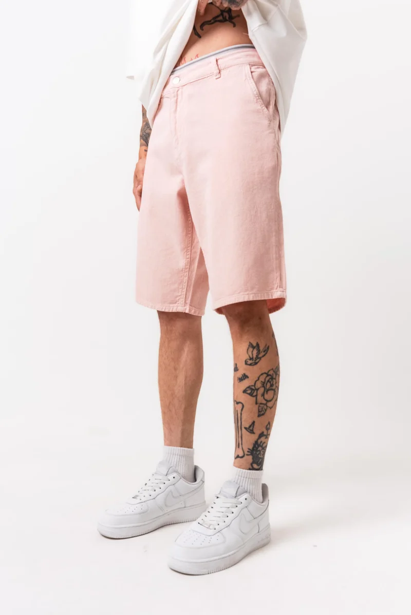 RESPIRE Men's Garment Dyed Shorts Salmon