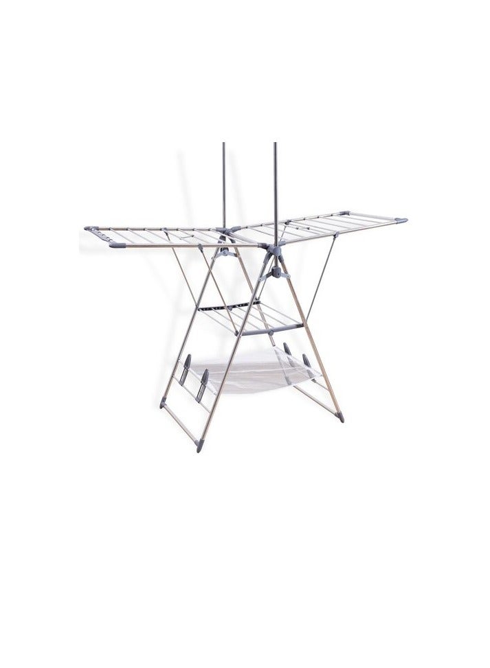 PROMASS Home Foldable Cloth Dryer 156X68X100 Silver  - Image 2
