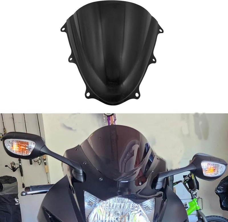 REWOLFNUS Motorcycle Windshield Windscreen Double Bubble for Suzuki GSXR600 GSXR750 2011-2024 - Image 2